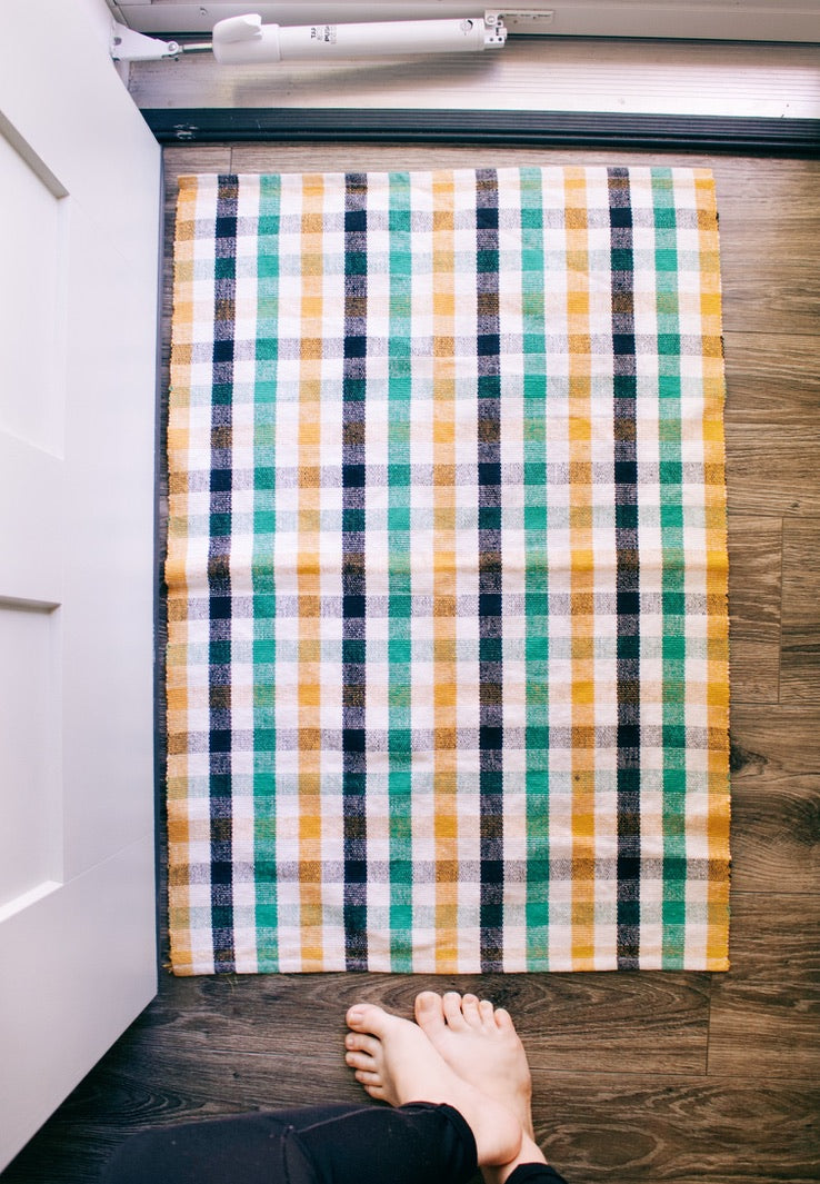 Plaid Scatter Rug