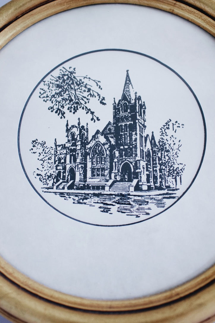 Golden Church Wall Art