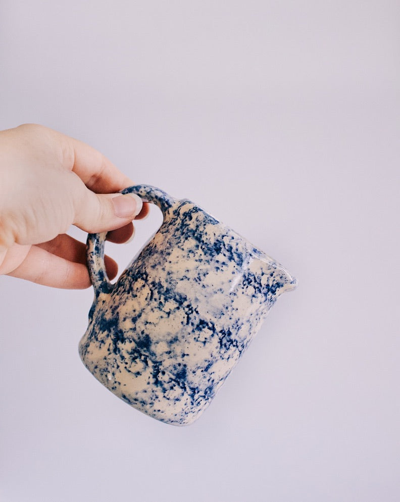 Mini Spongeware Pitcher