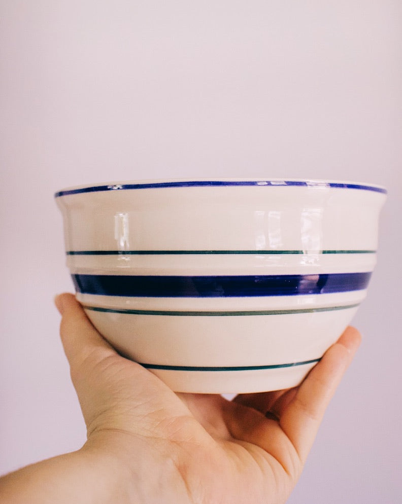 Striped Bowl Trio